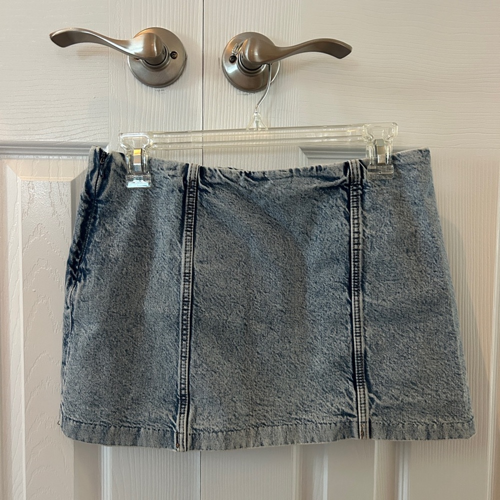 Denim Mini Skirt
